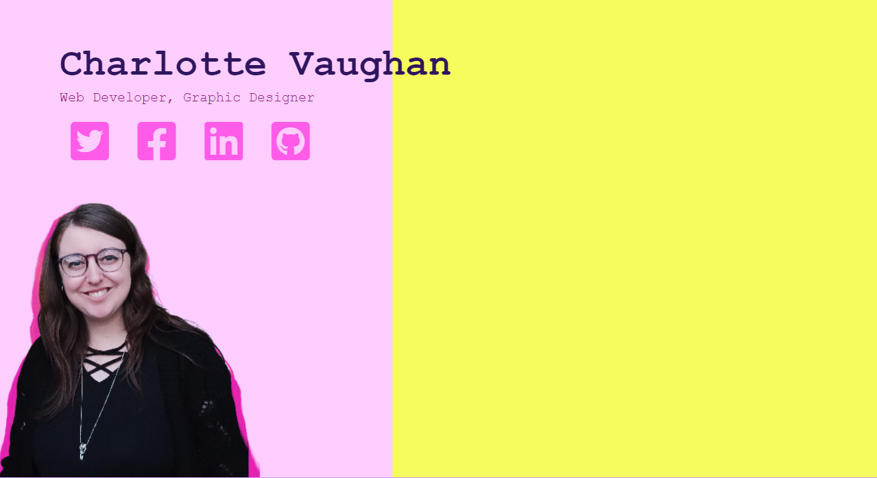 image of bootstrap portfolio site